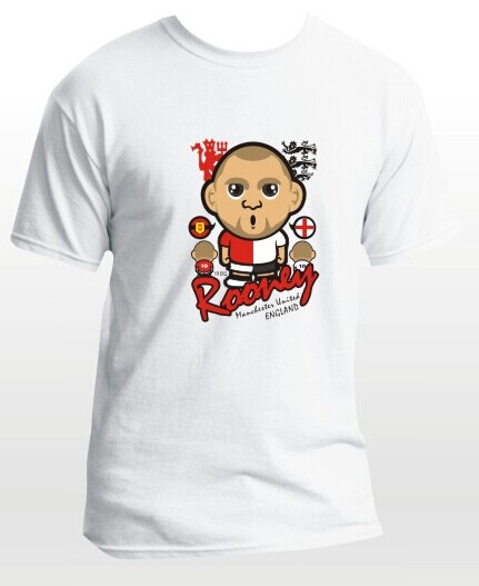 2014-15 season EPL club team Manchester United soccer fan cartoon t-shirts