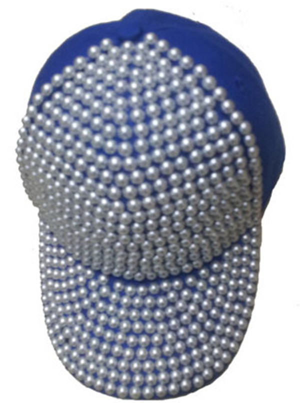 Promotion cheap good quality diamond baseball cap Rivet sports adjustable hat