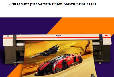 3.2m Solvent printer with polaris industrial print head