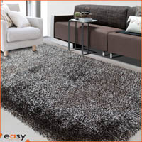 Contemporary style flokati shaggy area carpets