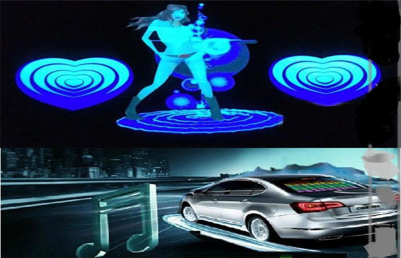 Car Audio Voice Rhythm Light , Sound Music Activated Dancing Car LED Equalizer Sticker