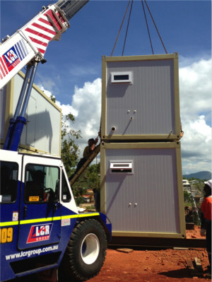 Mobile Modular 20ft Container House / Durable Prefab Tiny Homes Earthquake Resistant