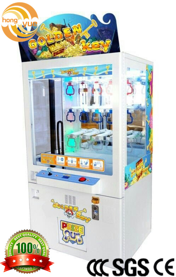 Gold key/key master prize vending game machines /gift machines