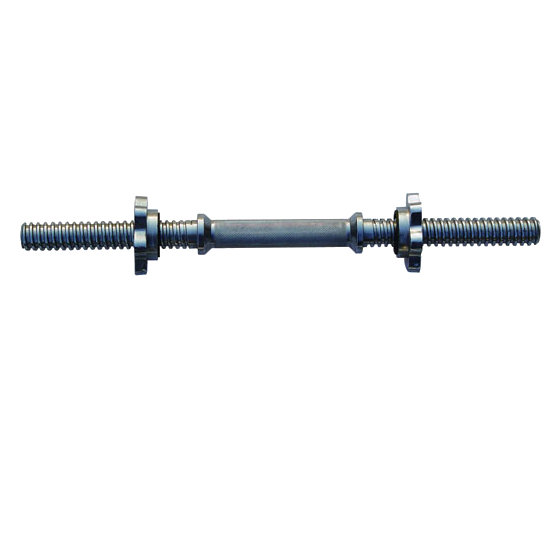 threaded end bar with two collars