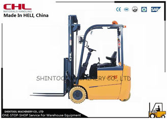 Storage Yard three wheel Electric industrial Forklift Truck in Narrow Aisle Lift Truck CE
