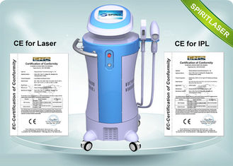 Movable Wheels Laser IPL Skin Rejuvenation Machine / Wrinkle Removal Equipment