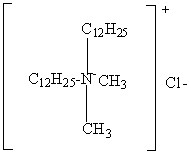 Cationic surface active agent didodecyldimethylammonium chloride