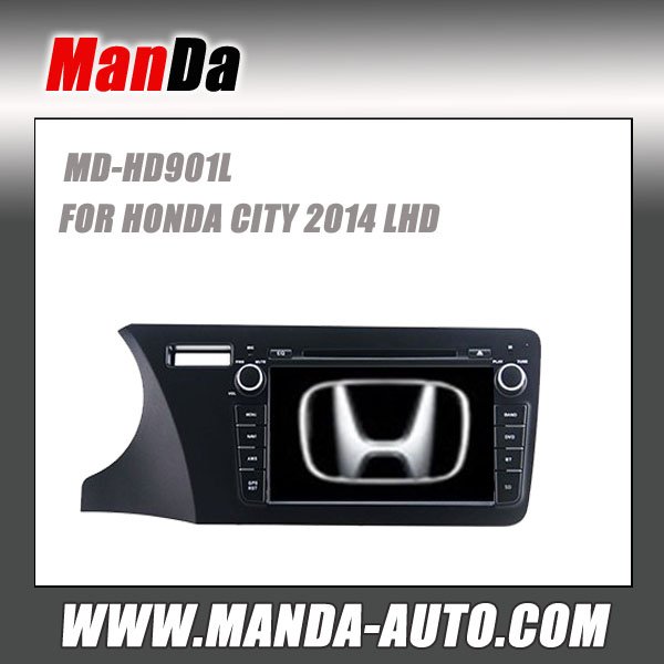 2 din Car audio for HONDA CITY 2014 LHD in-dash head units car dvd players gps satellite navigation system