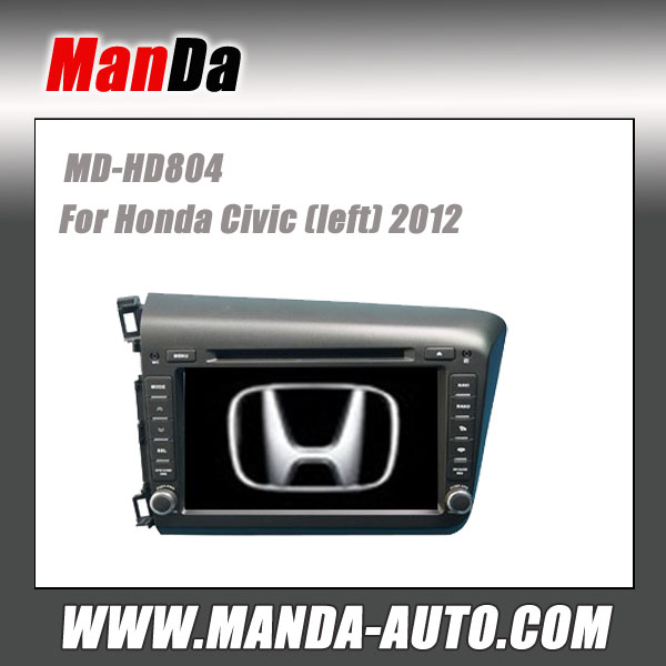 Manda factory car dvd gps for Honda Civic (left) 2012 car gps navigation in-dash stereo dvd car automobiles