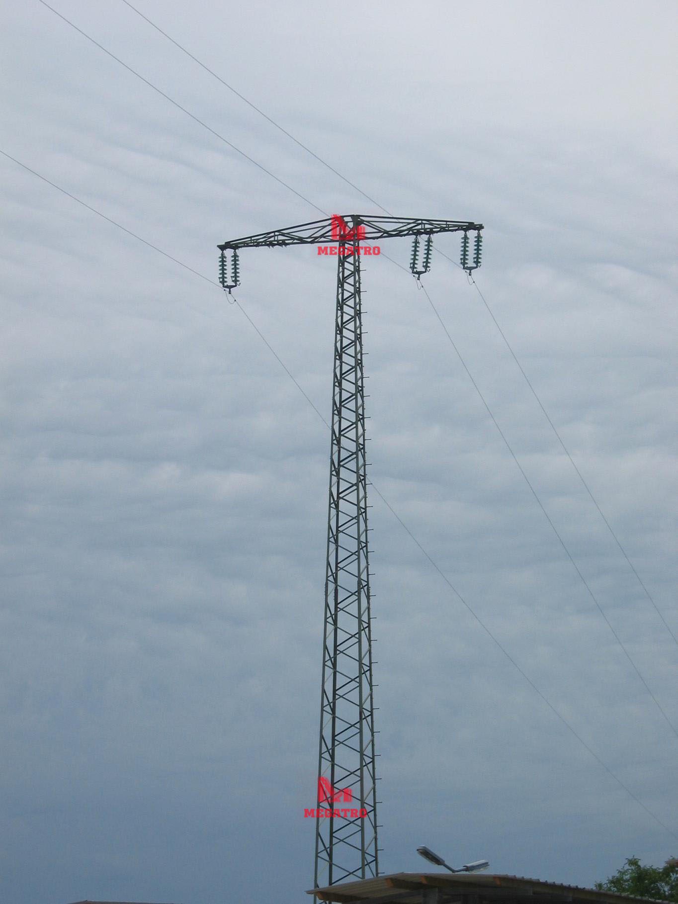 T type transmission tower