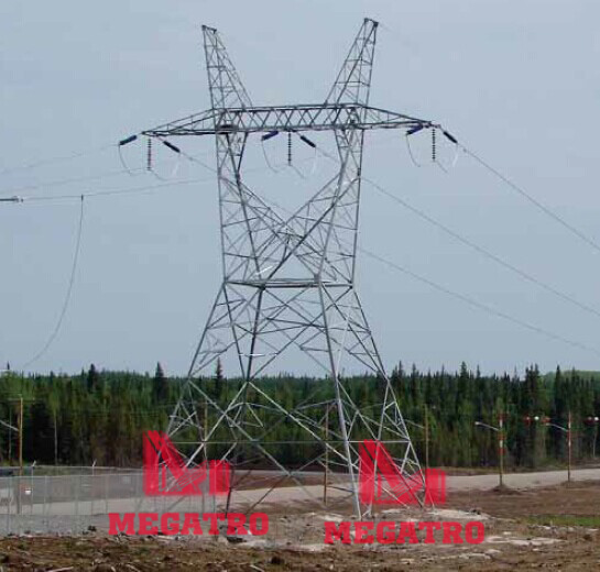 138KV typical lattice anchor structure