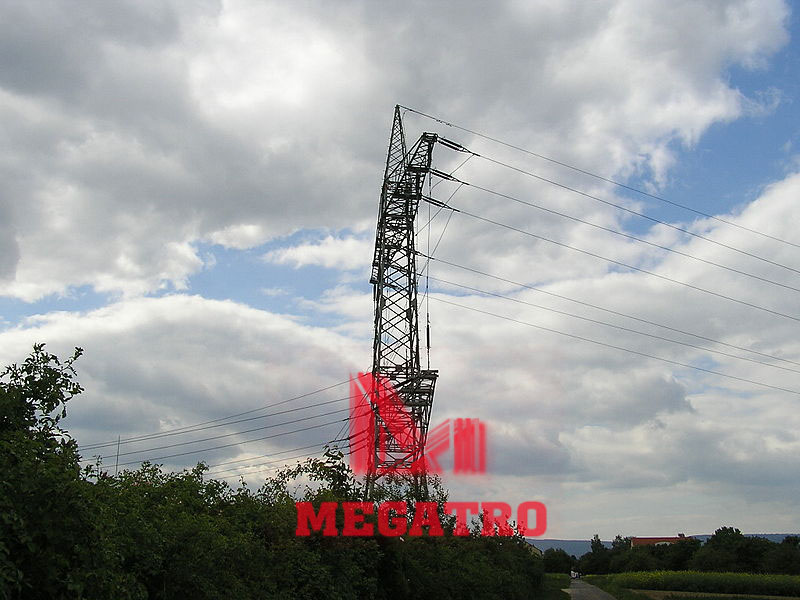 end mast for power transmission