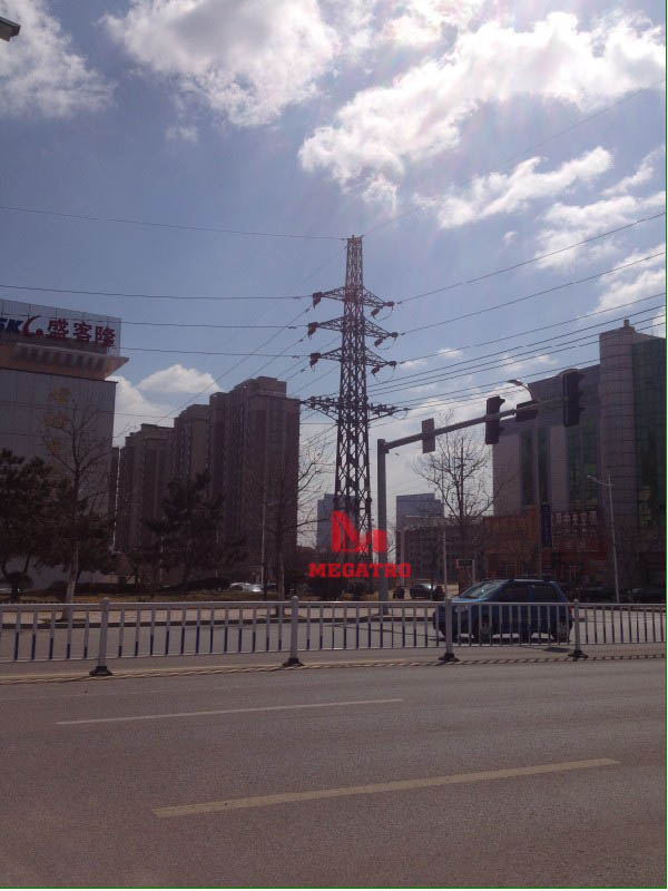 110KV Narrow Base Steel Pipe Tower