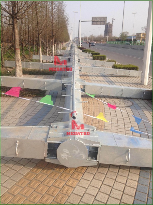 Tubular lattice tower for power transmission power