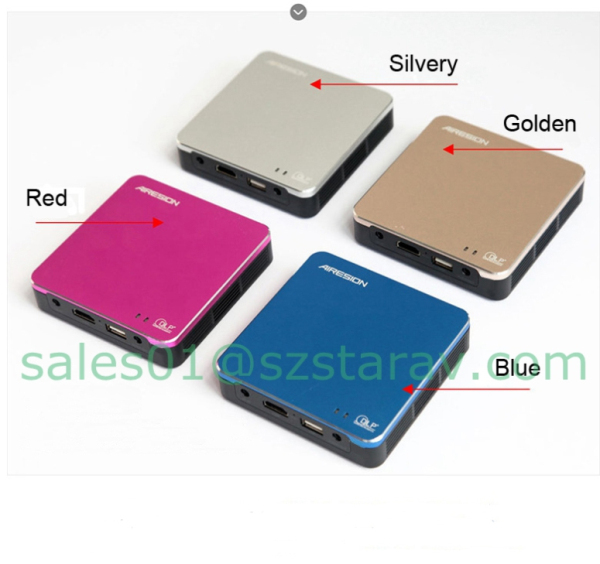 DLP LED mini projector HDP200 with bluetooth and battery