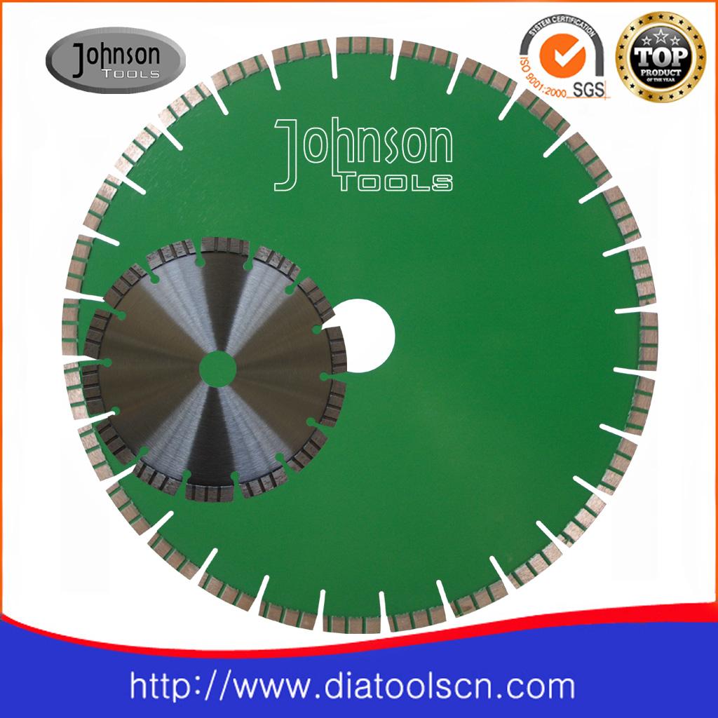 Laser turbo-segment saw blade