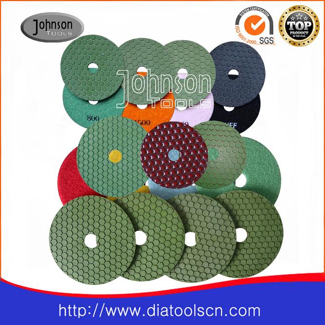 flexible diamond dry polishing pads