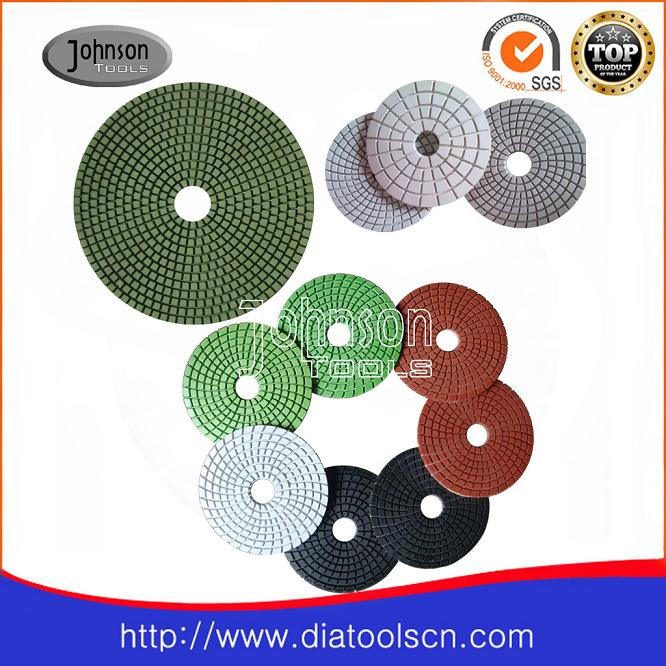 flexible diamond wet polishing pads