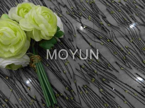 POLY MESH WITH SPECAIL TAPE EMBROIDERY 50 52& quot;