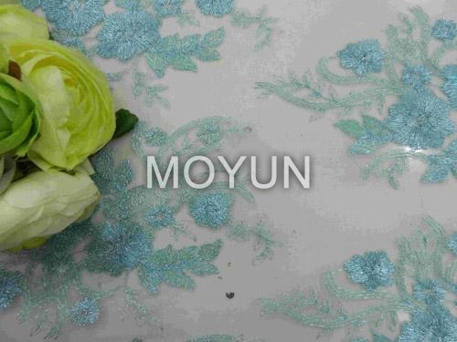 mono tulle with normal embroidery 50 52& quot;