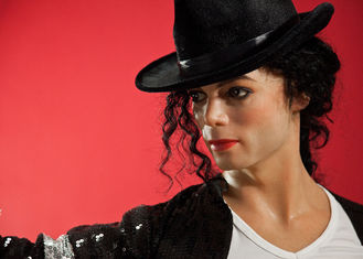 Lifesize Silicone Famous Michael Jackson Wax Figure for Museum display