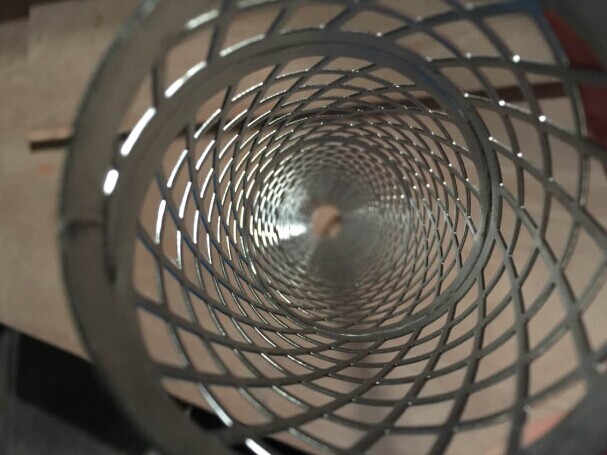 filter frames stainless steel spiral welded perforated metal pipes center core exporter square hole filter elements in Zhi Yi Da