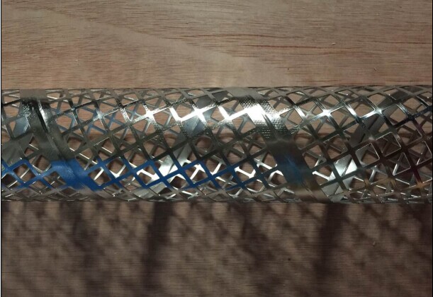 Spiral welded stainless steel 304 perforated metal pipes air center core water filter element filtration in Zhi Yi Da