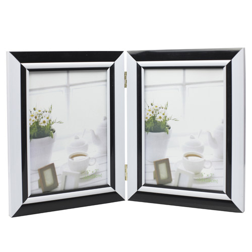 Popular Two Opening 5& quot;X7& quot; Door Shape Photo Frame