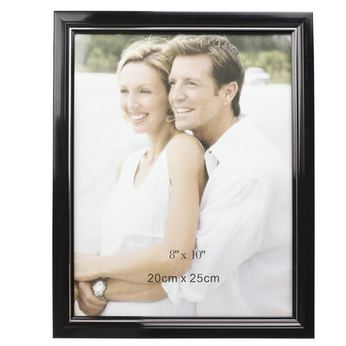 New Design Black 8x10inch Plastic Photo Frame