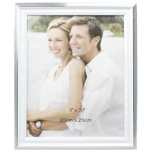 New Design White 8x10inch Plastic Photo Frame