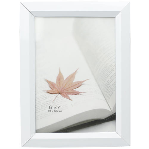White Pvc Photo Frame In 5x7 Inch