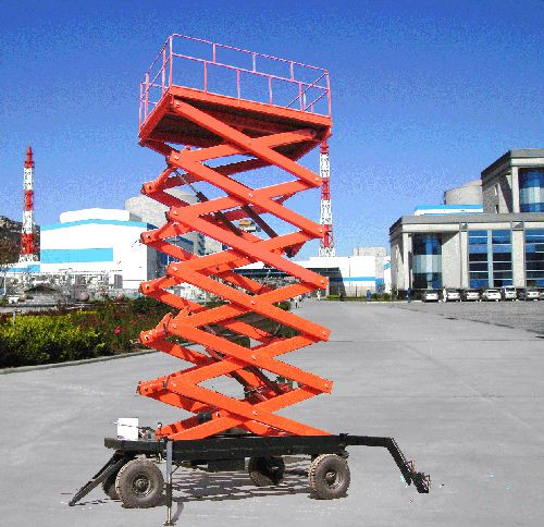 Mobile scissor lift, 