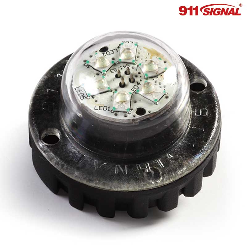 6PCS 3W LED Dual Color Strobe Hide-a-way Light - ANT6-6