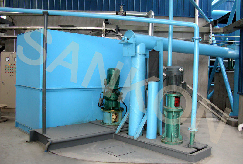 Professional autoclaved aerated concrete machine AAC Mixer , 20m? Agitator for slurry mixing