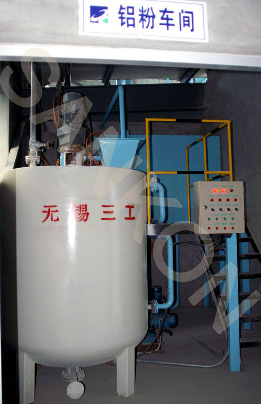 2m? Aluminum Powder AAC Mixer composed of mixing drum / mixing fan / gear box