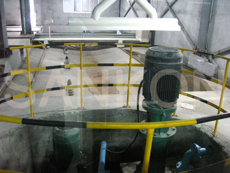 AAC production line 6m? Agitator AAC Mixer machine of waste water pool