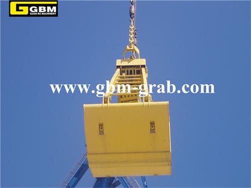 12m3 mechanical clamshell four ropes grab for bulk cargo