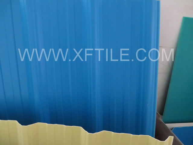 ASA/PVC composite tile with weather resistance BLUE 1260