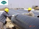 Black Pipe Insulation Tape with Polyethylene Backing , Oil Gas Pipeline Tape Rust Prevention