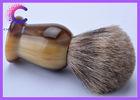Cosmetic Ox Horn Handle Pure Badger Shaving Brush , shaving soap brush