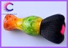 Colorful Luxury facial kabuki make up brushes cosmetics tool for girl
