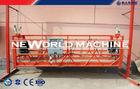 Red ZLP630 Suspended Working Platform 630kg 380v 50hz gondola for construction cradle