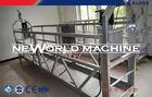 ZLP500 Suspended Access Platforms 500kg Swing Stage Scaffold spraying / hot galvanized
