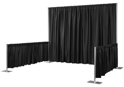 singapore wholesale aluminum extrusion trade show booth/ diy pipe and drape