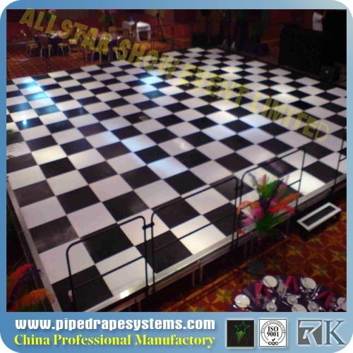 Adjustable height wedding mobile stage -- Cost-effective