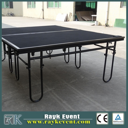 dancing stage Outdoor aluminum mobile stage carpet