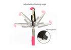 Telescoping mobile iPhone selfie stick with cord , Wired Monopod Rotate 360