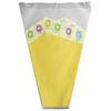 Floral Flower Wrapping Sleeves Plastic Triangle Bag with Gravure Printing