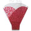 Eco-friendly Y Shape Flower Sleeves , Beautiful Printing Flower Wrapping Bags