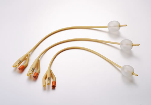 3-way double balloons foley catheter